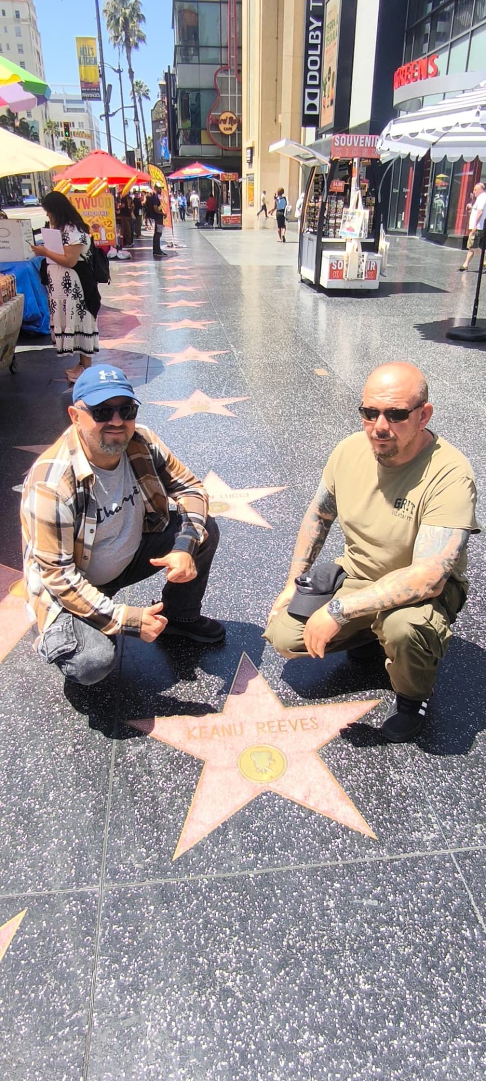 Hollywood Walk of Fame Keanu Reeves csillagával
