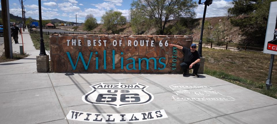 The Best of Route 66 tábla Williamsben
