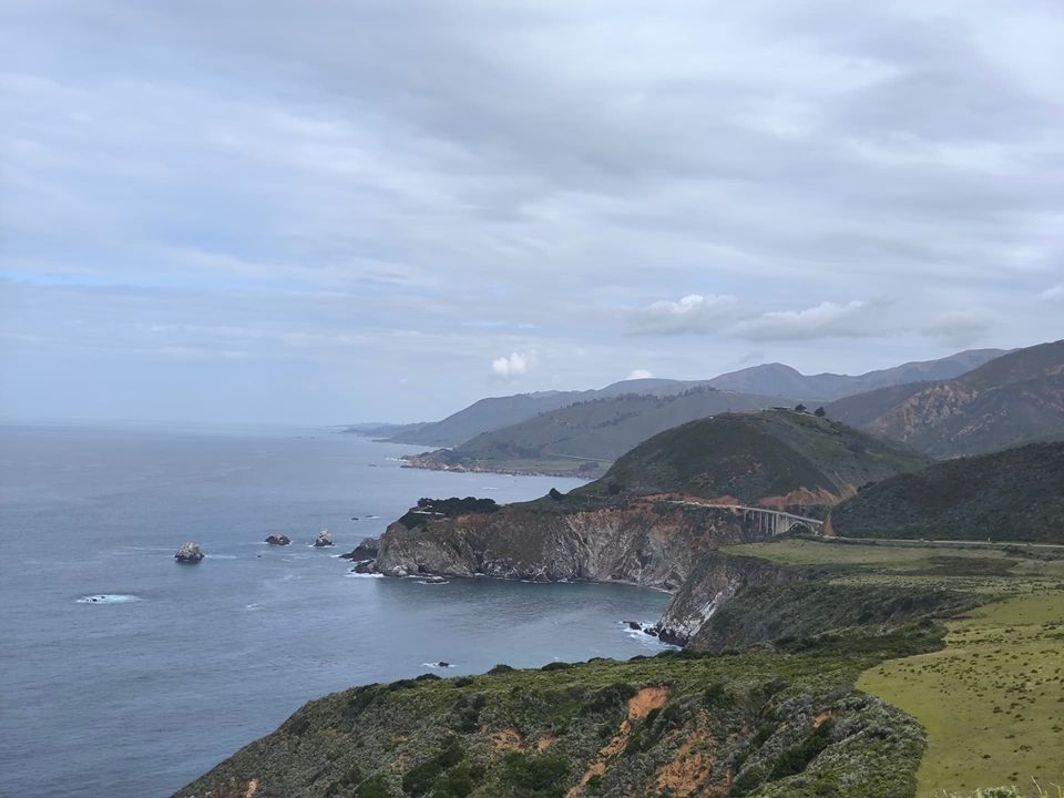 Big Sur partszakasz a Bixby-híddal