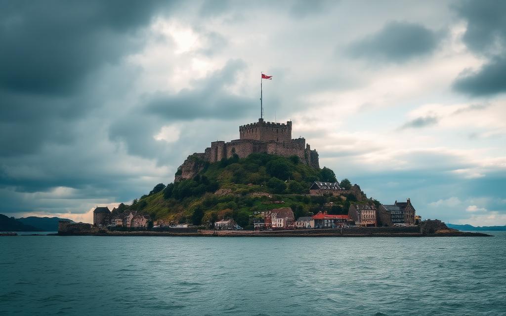 St Michael's Mount szigetkastélya Cornwallban